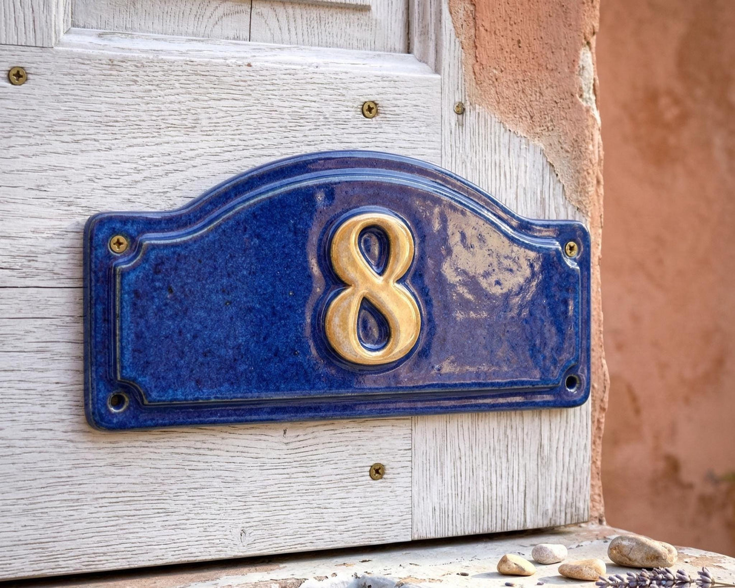 House Number Sign Pottery Template, Ceramic Slab Building, Digital Download