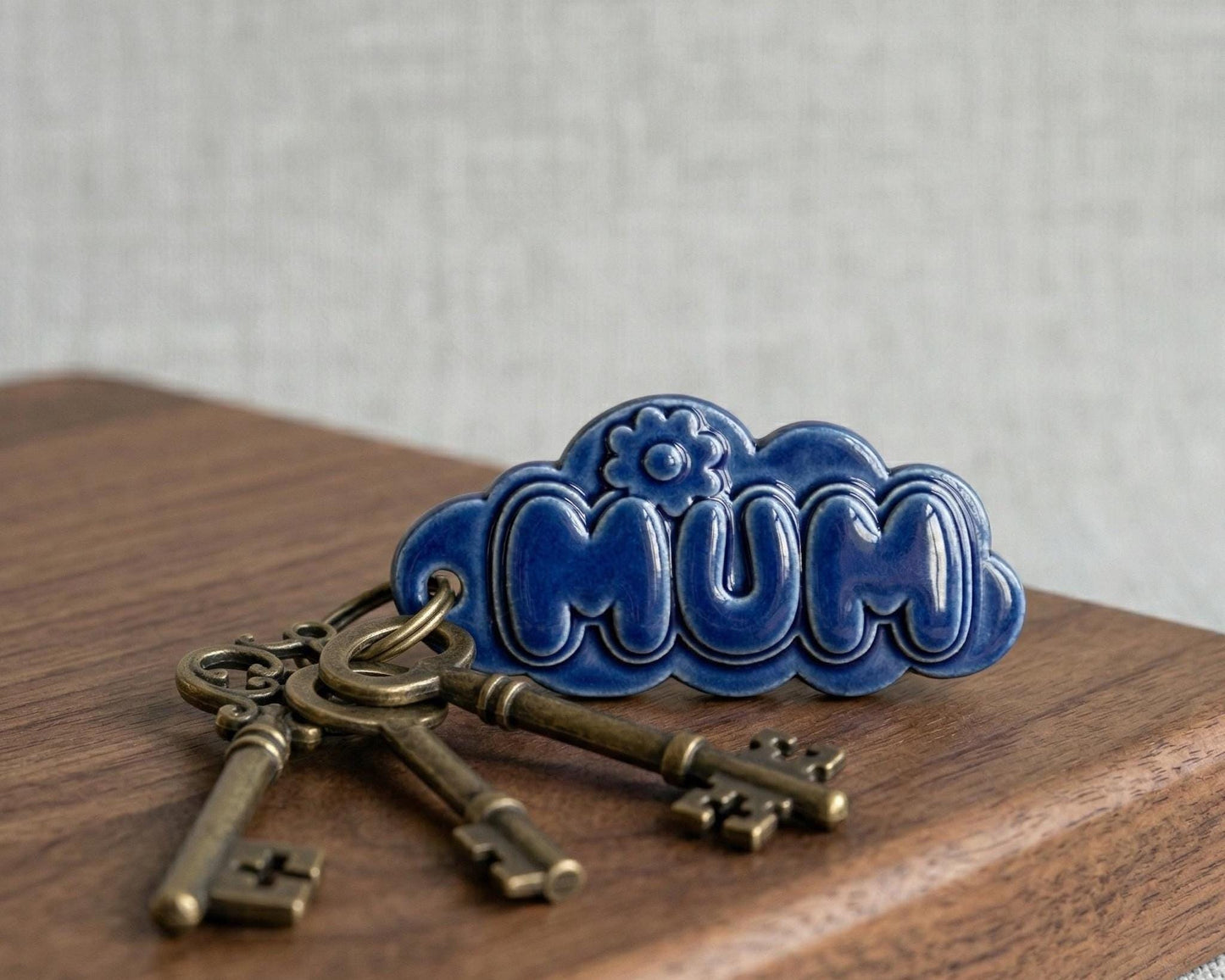 Mum Keychain Pottery Template, Ceramic Slab Building, Digital Download