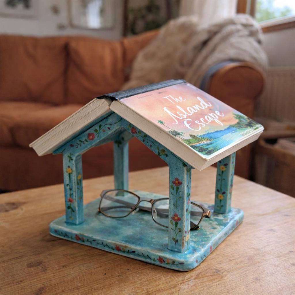 Book Holder Pottery Template, Ceramic Slab Building, Digital Download