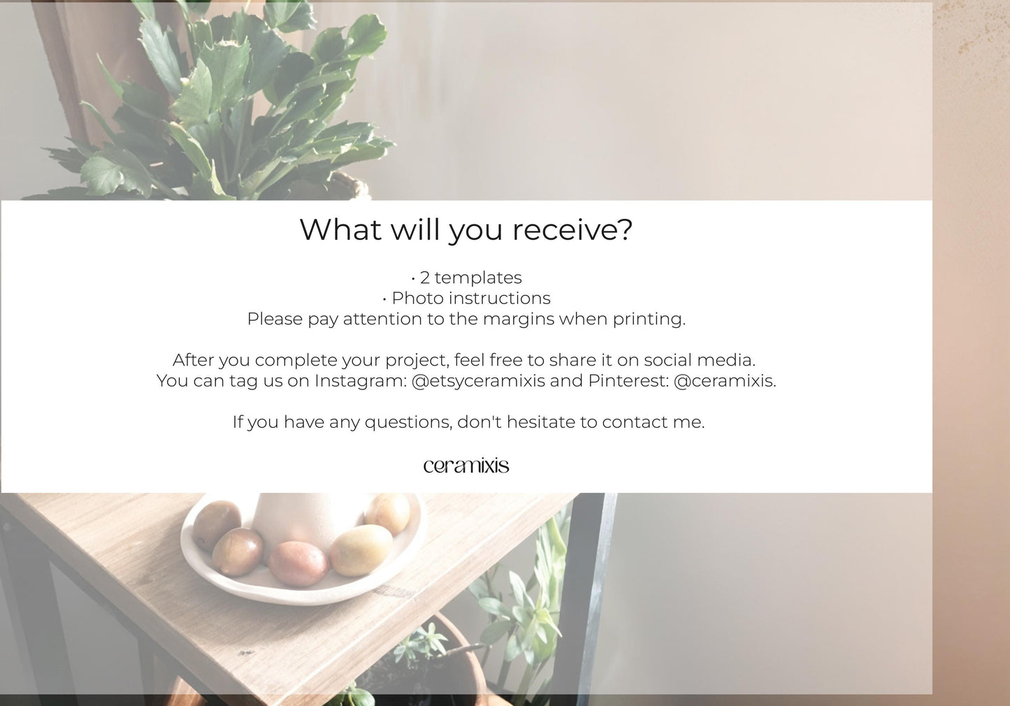 Olive Serving Dish Pottery Template, Ceramic Slab Building, Digital Download