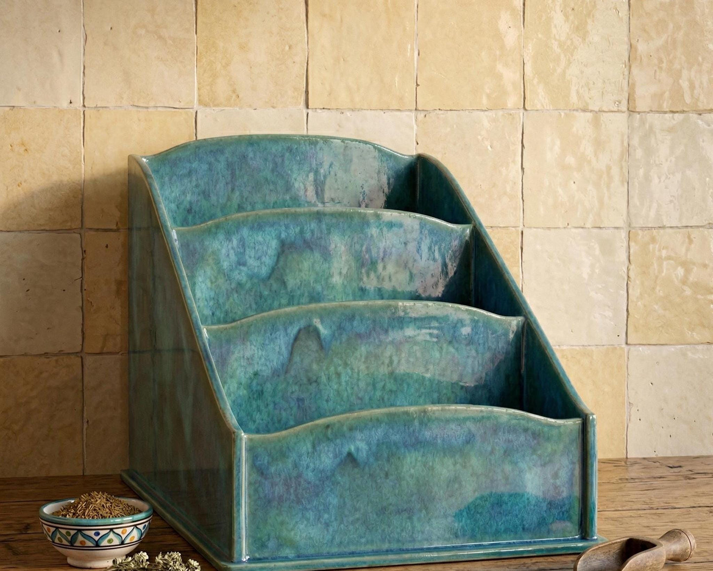 Spice Rack Pottery Template, Ceramic Slab Building, Digital Download