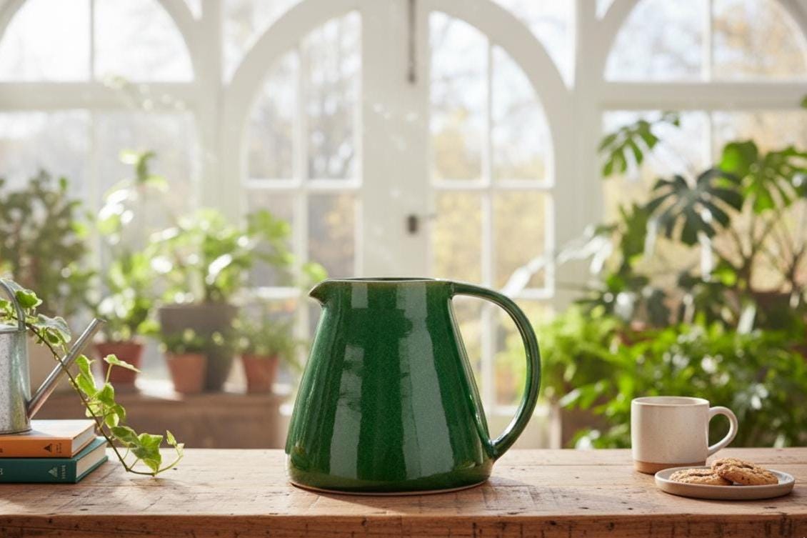 Small Jug Pottery Template, Coffee Pitcher, Ceramic Slab Building, Digital Download