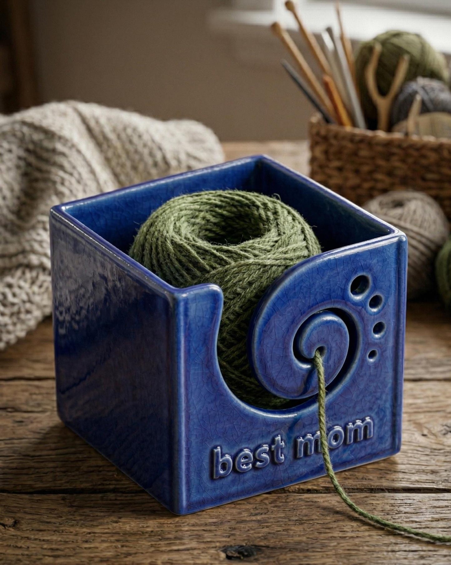 Yarn Bowl Pottery Template, Ceramic Slab Building, Digital Download