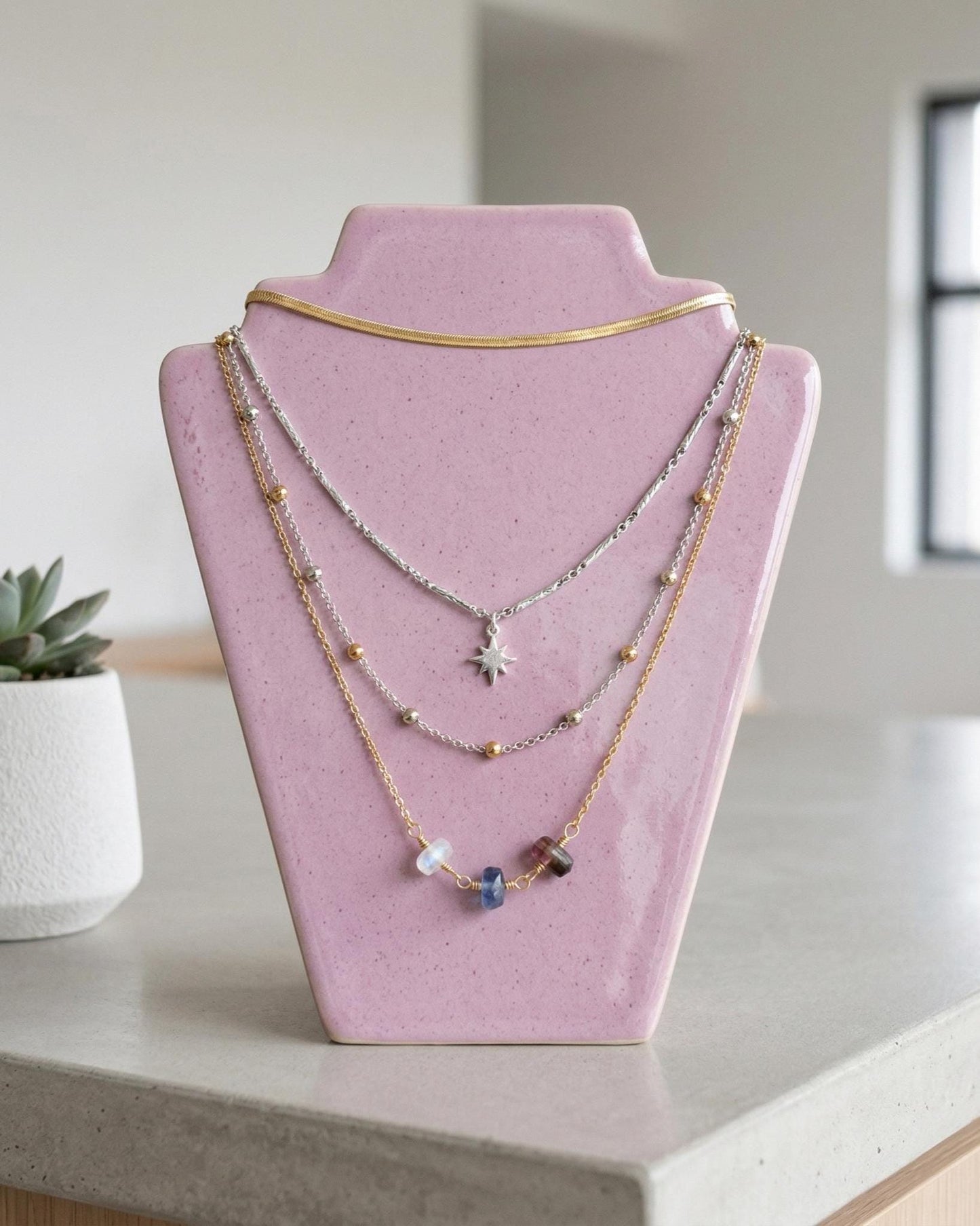 Necklace Display Pottery Template, Ceramic Slab Building, Digital Download