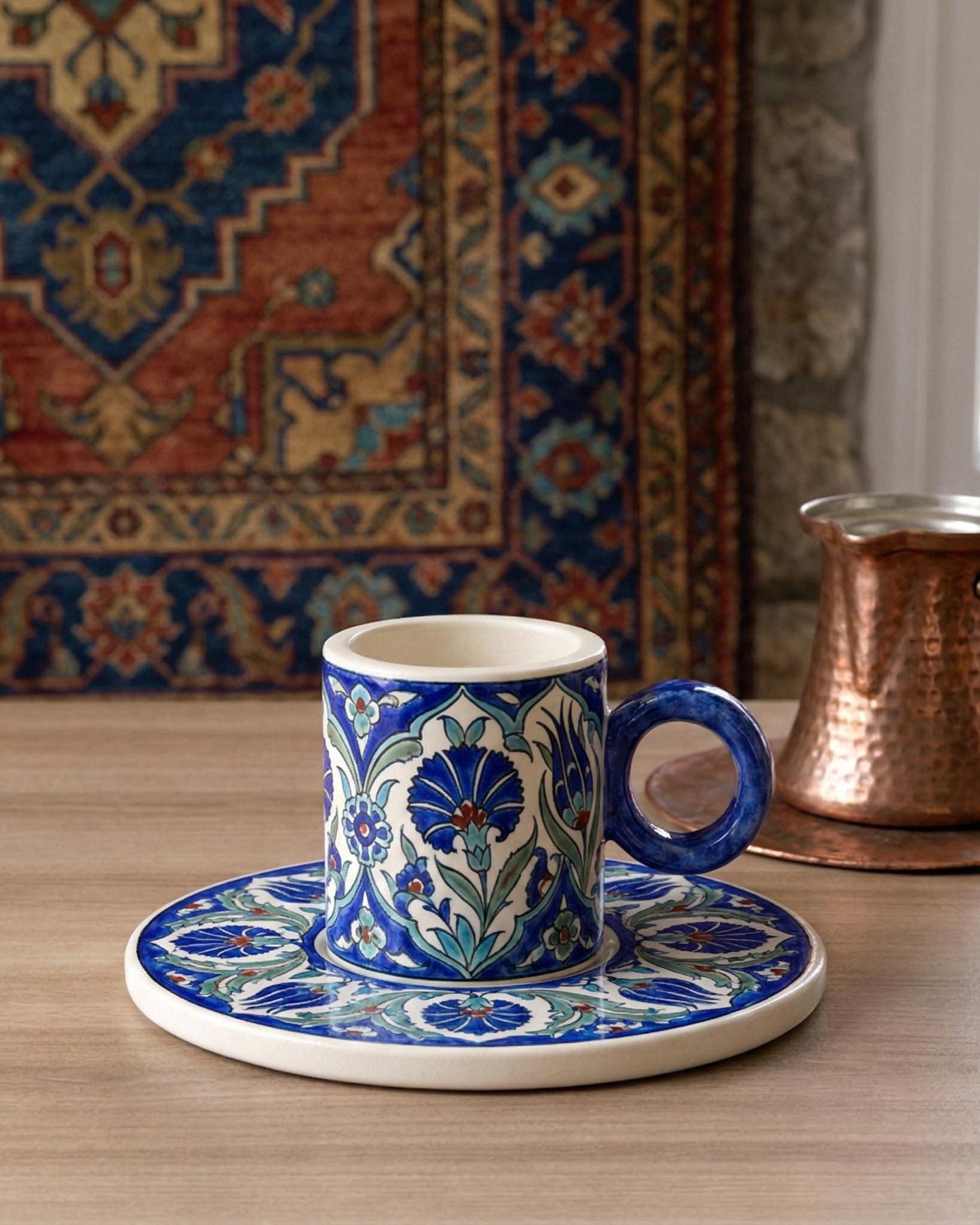 Espresso Cup Pottery Template, Turkish Coffee Mug, Ceramic Slab Building, Digital Download
