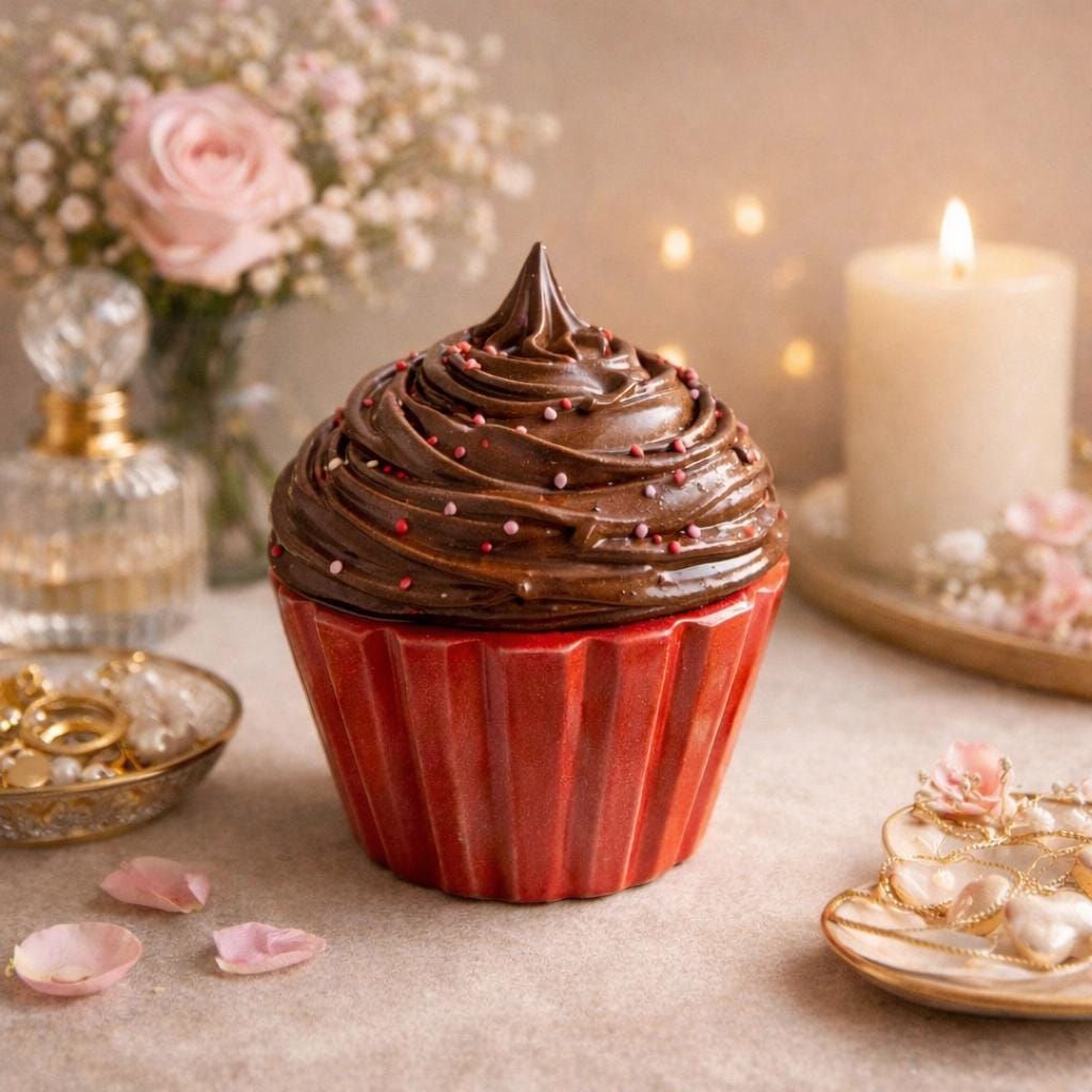 Cupcake Jar Pottery Template, Ceramic Slab Building, Digital Download