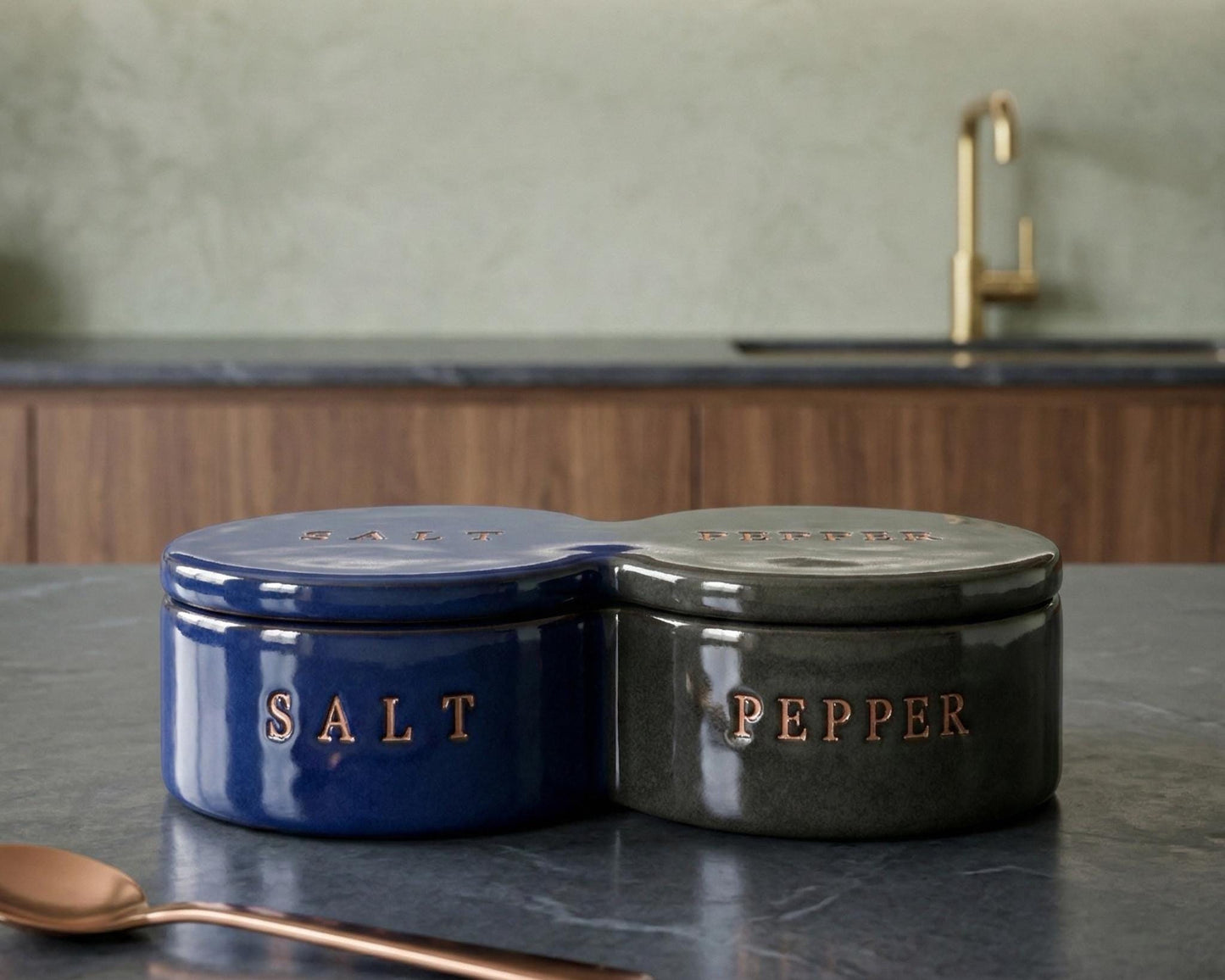 Salt Cellar Set Pottery Template, Ceramic Slab Building, Digital Download