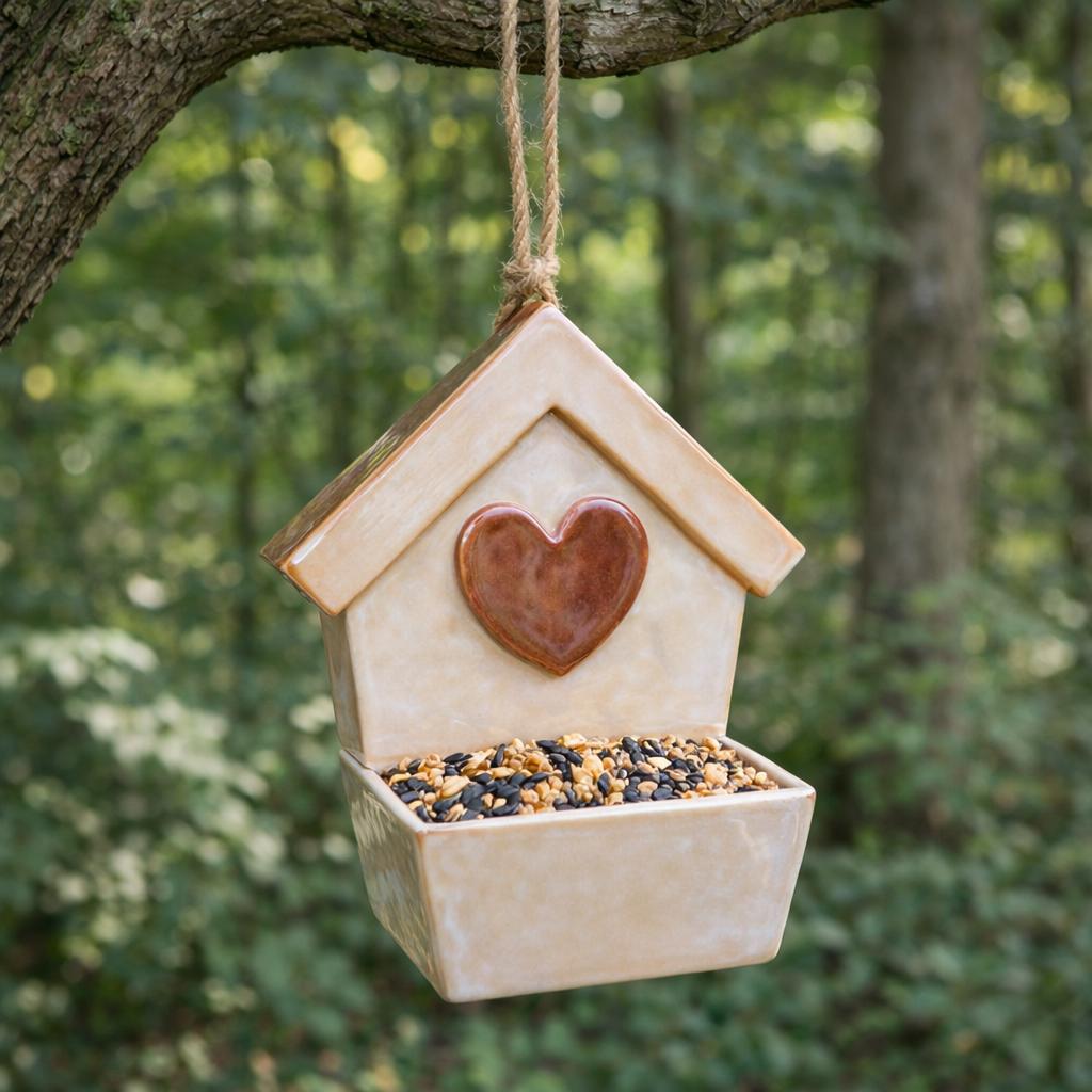 Bird Feeder Pottery Template, Ceramic Slab Building, Digital Download