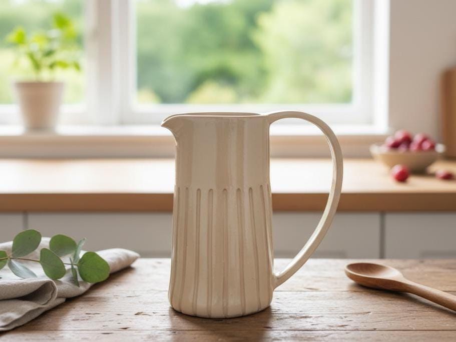 Jug Pottery Template, Ceramic Slab Building, Digital Download