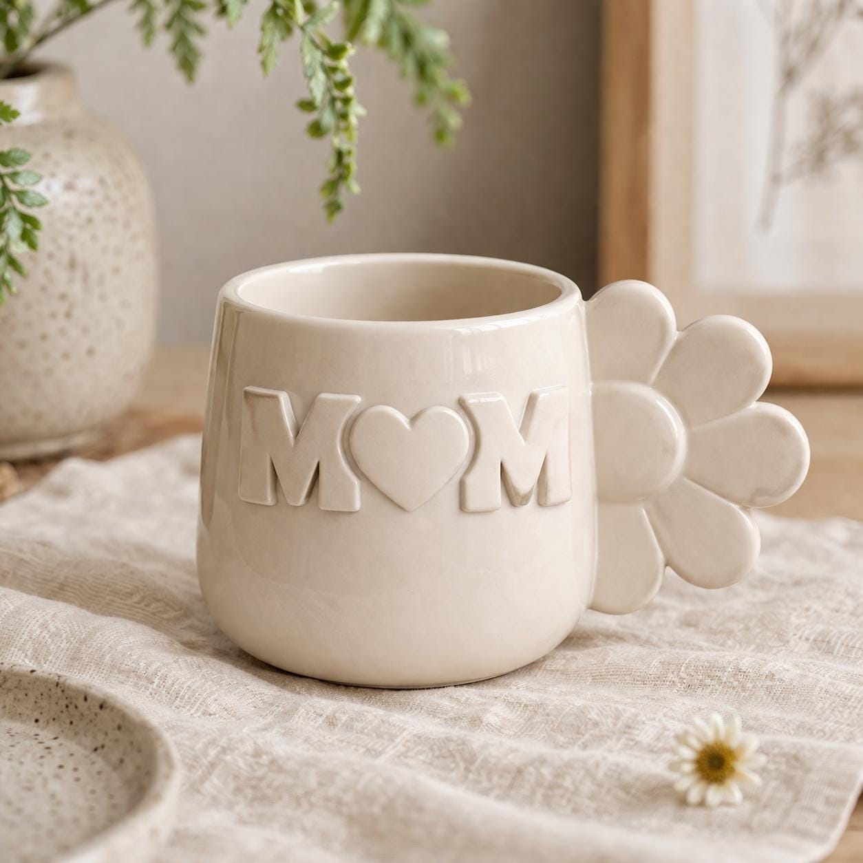 Mom Mug Pottery Template, Ceramic Slab Building, Digital Download