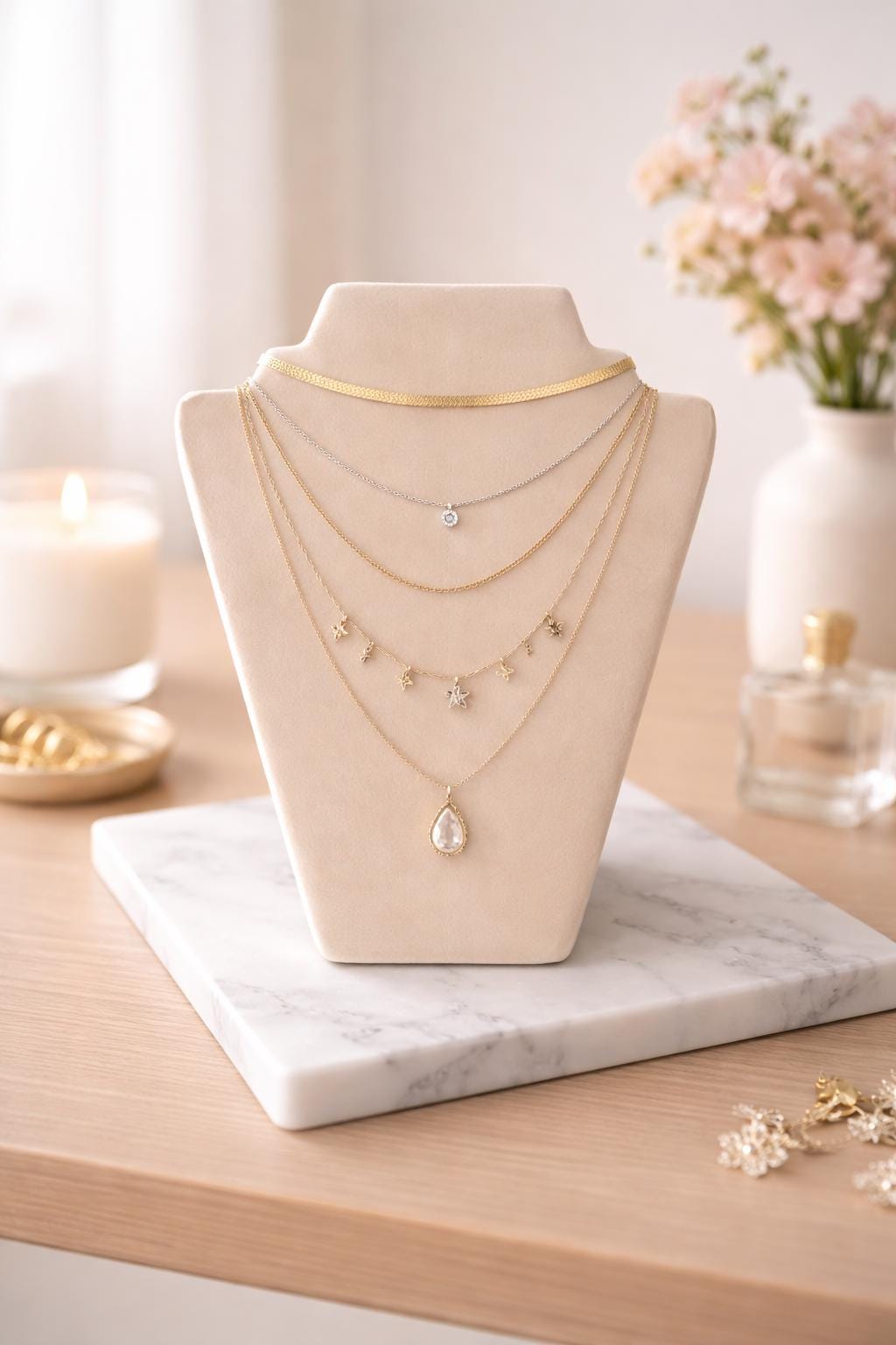 Necklace Display Pottery Template, Ceramic Slab Building, Digital Download