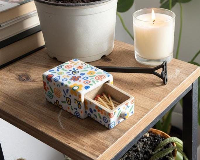 Matchbox Pottery Template, Ceramic Slab Building, Video Tutorial, Digital Download