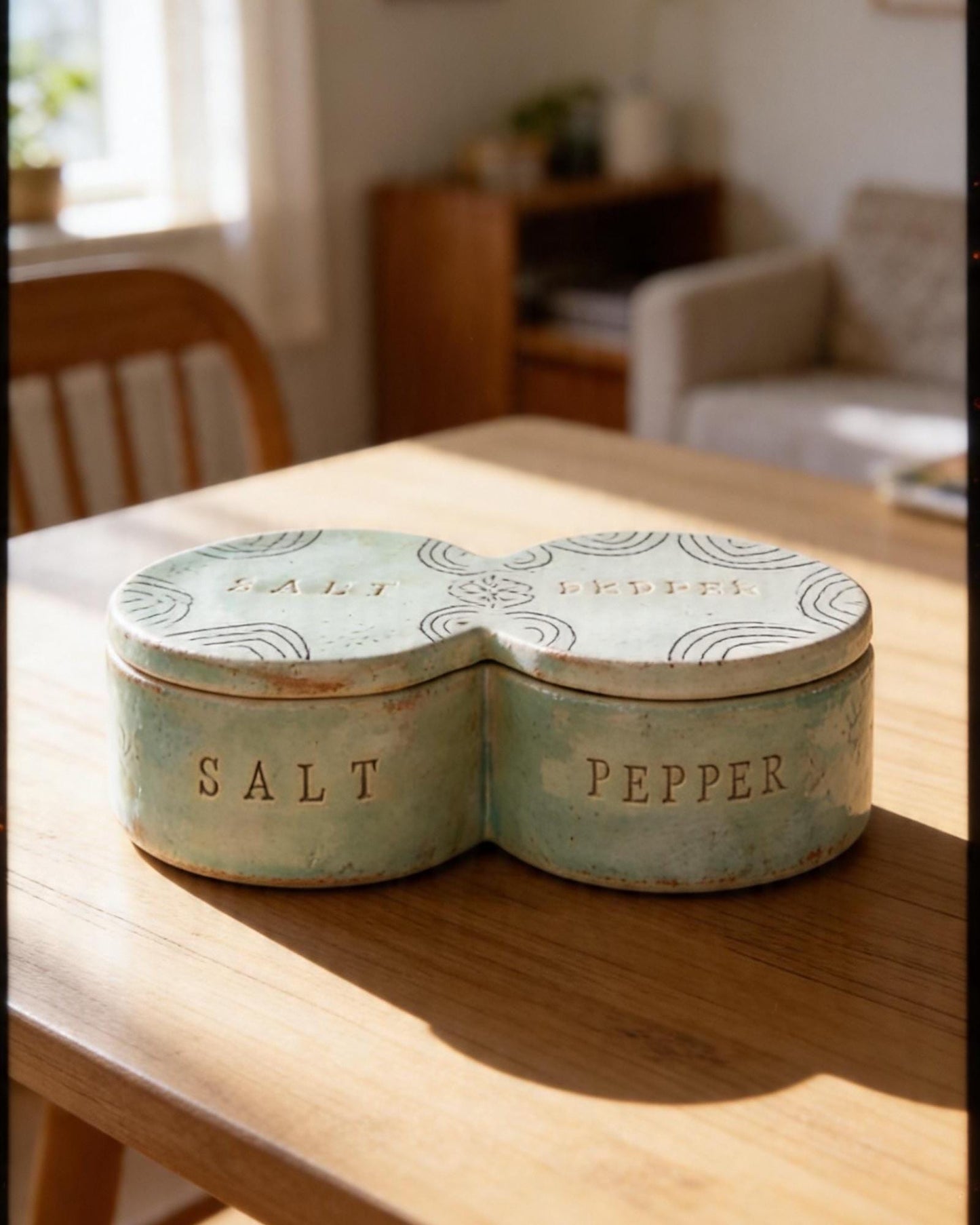 Salt Cellar Set Pottery Template, Ceramic Slab Building, Digital Download