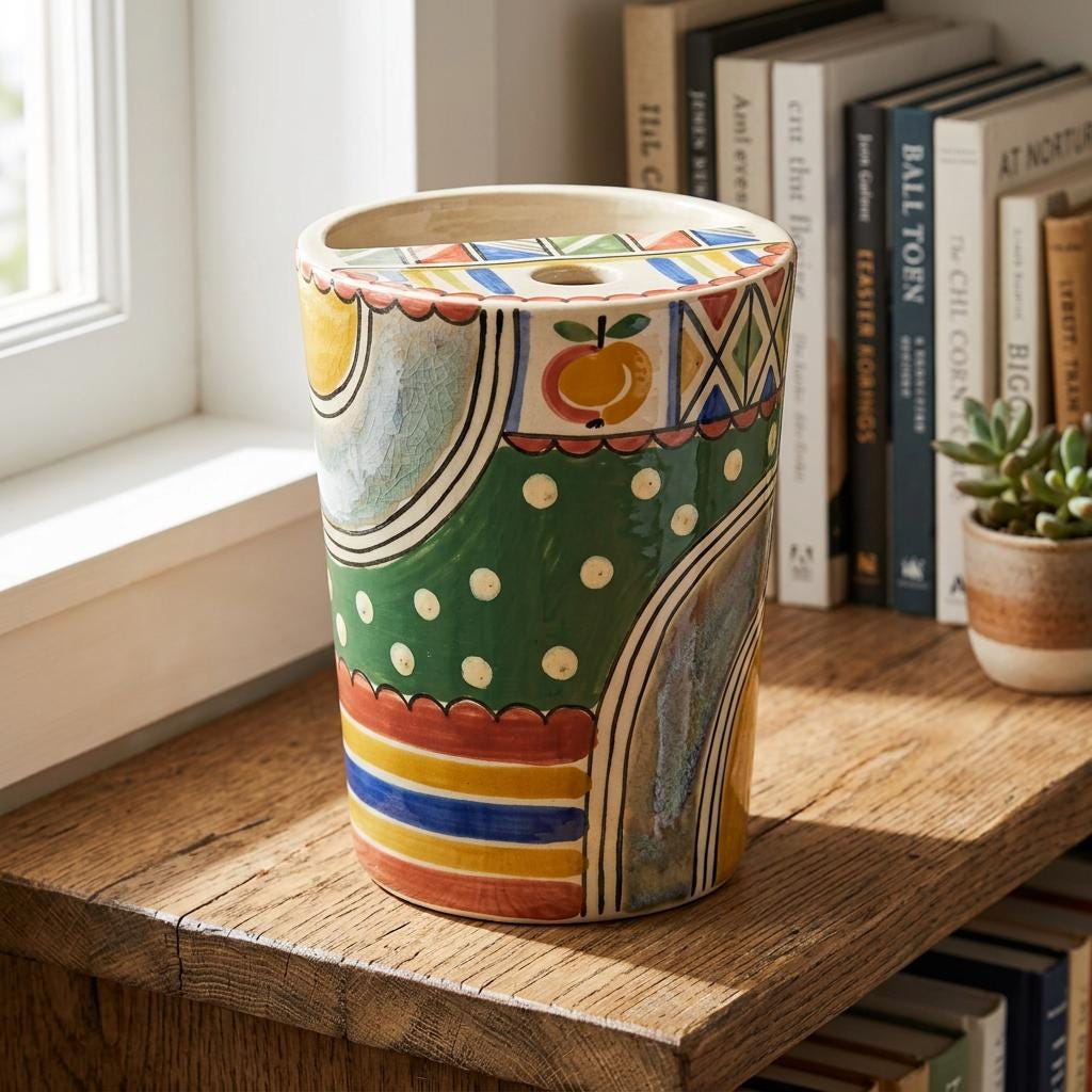 Travel Mug Pottery Template, Ceramic Slab Building, Digital Download