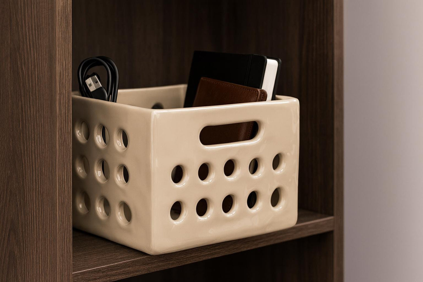 Square Organizer Box Pottery Template, Ceramic Slab Building, Digital Download