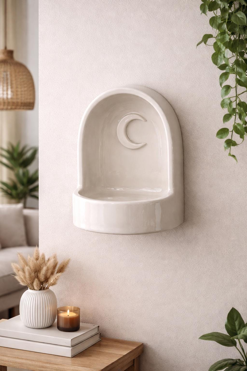 Wall Plant Shelf Pottery Template, Ceramic Slab Building, Digital Download