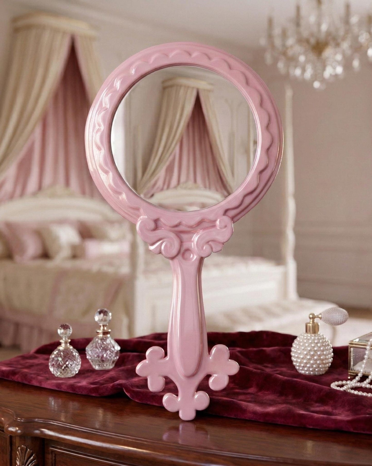 Handheld Mirror Template, Ceramic Slab Building, Digital Download