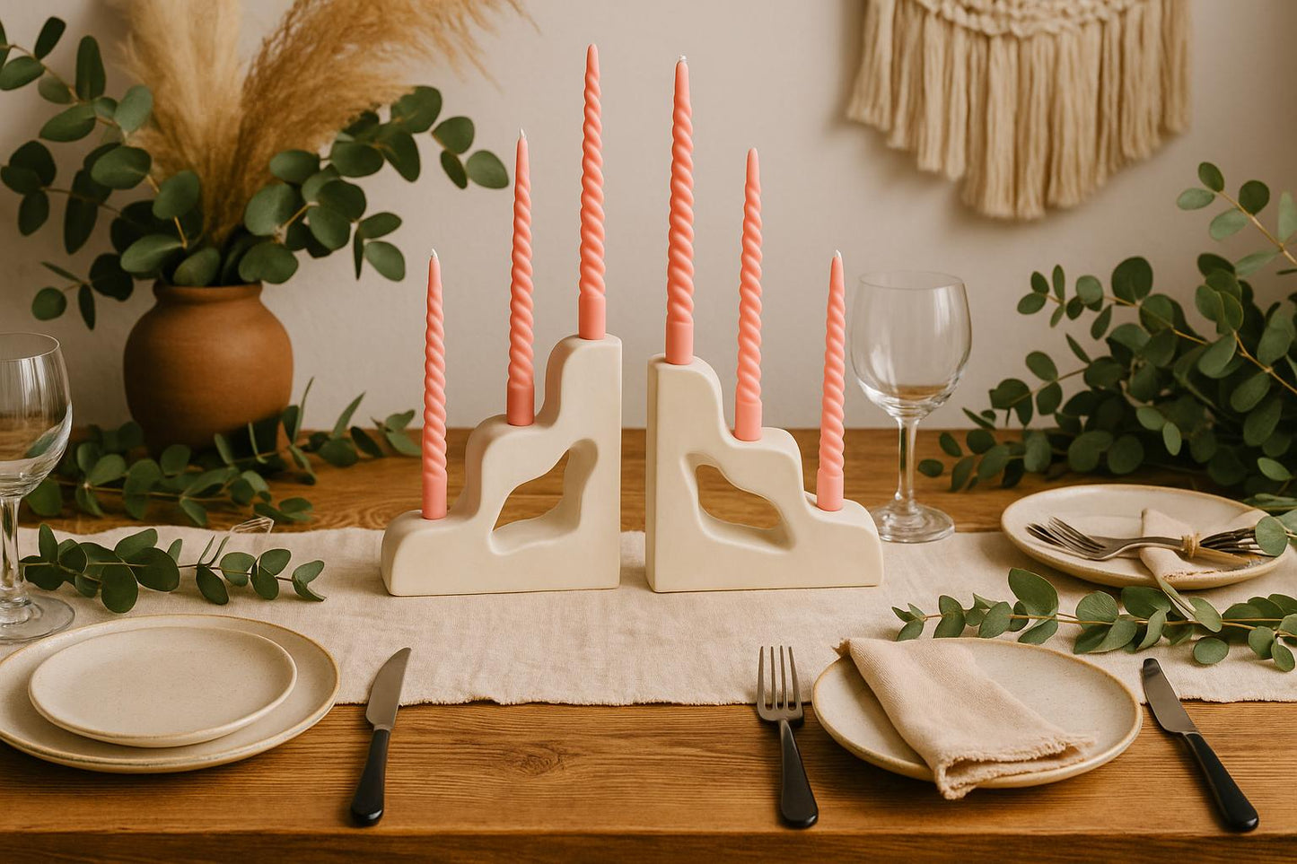 Candle Holder Pottery Template, Ceramic Slab Building, Digital Download