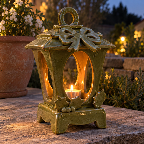 Ceramic Lantern Pottery Template, Standing Candle Lantern, Slab Building Pattern, Printable PDF