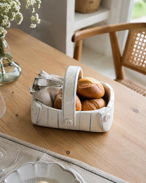Handled Basket Pottery Template, Storage Basket, Ceramic Slab Building, Digital Download