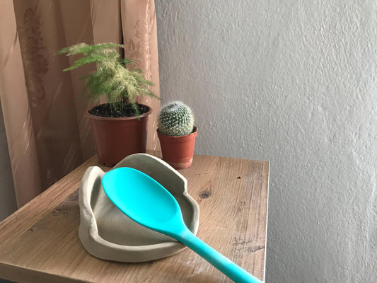 Spoon Rest Pottery Template, Ceramic Slab Building, Digital Download