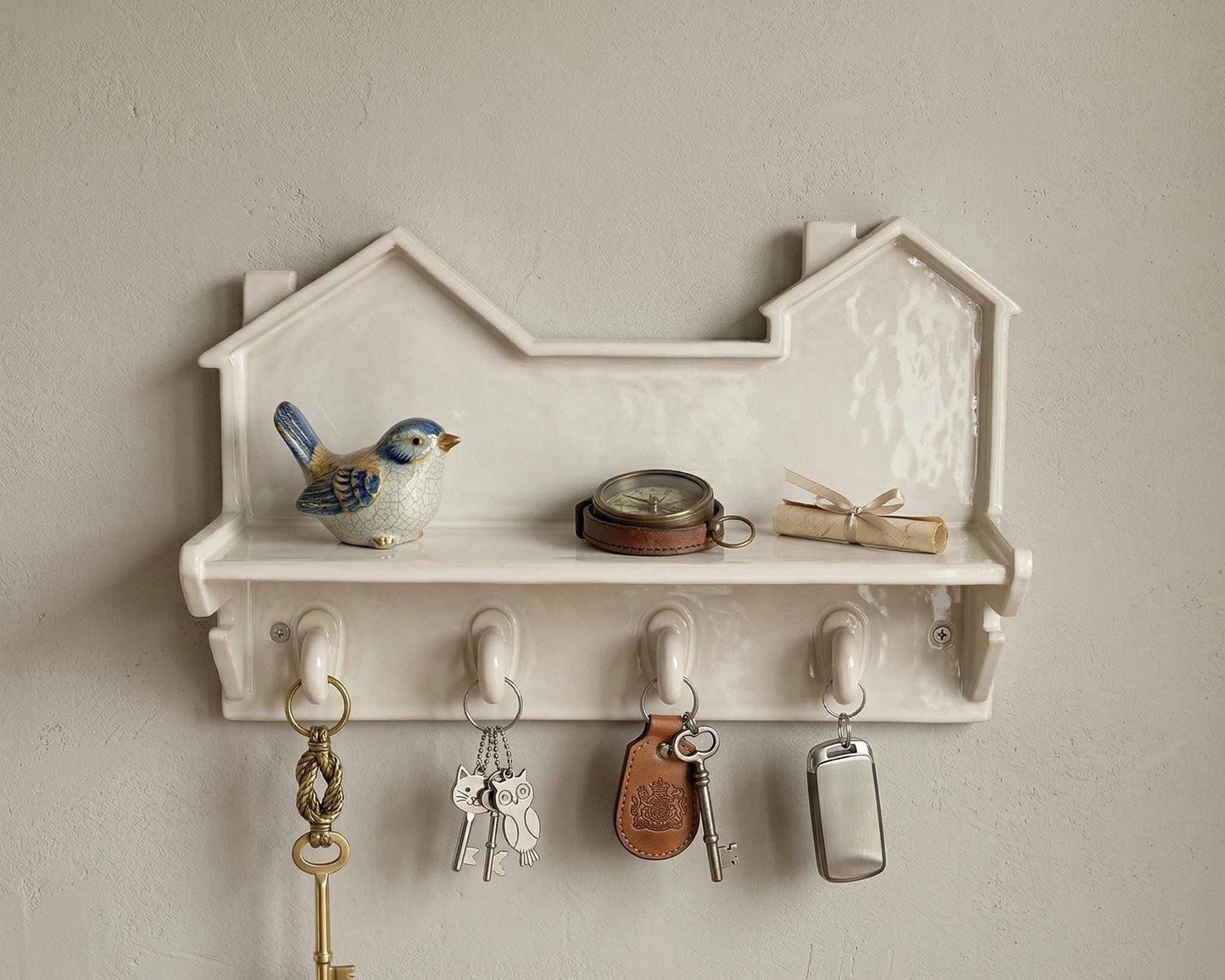 Key Holder Pottery Template, Ceramic Slab Building, Digital Download
