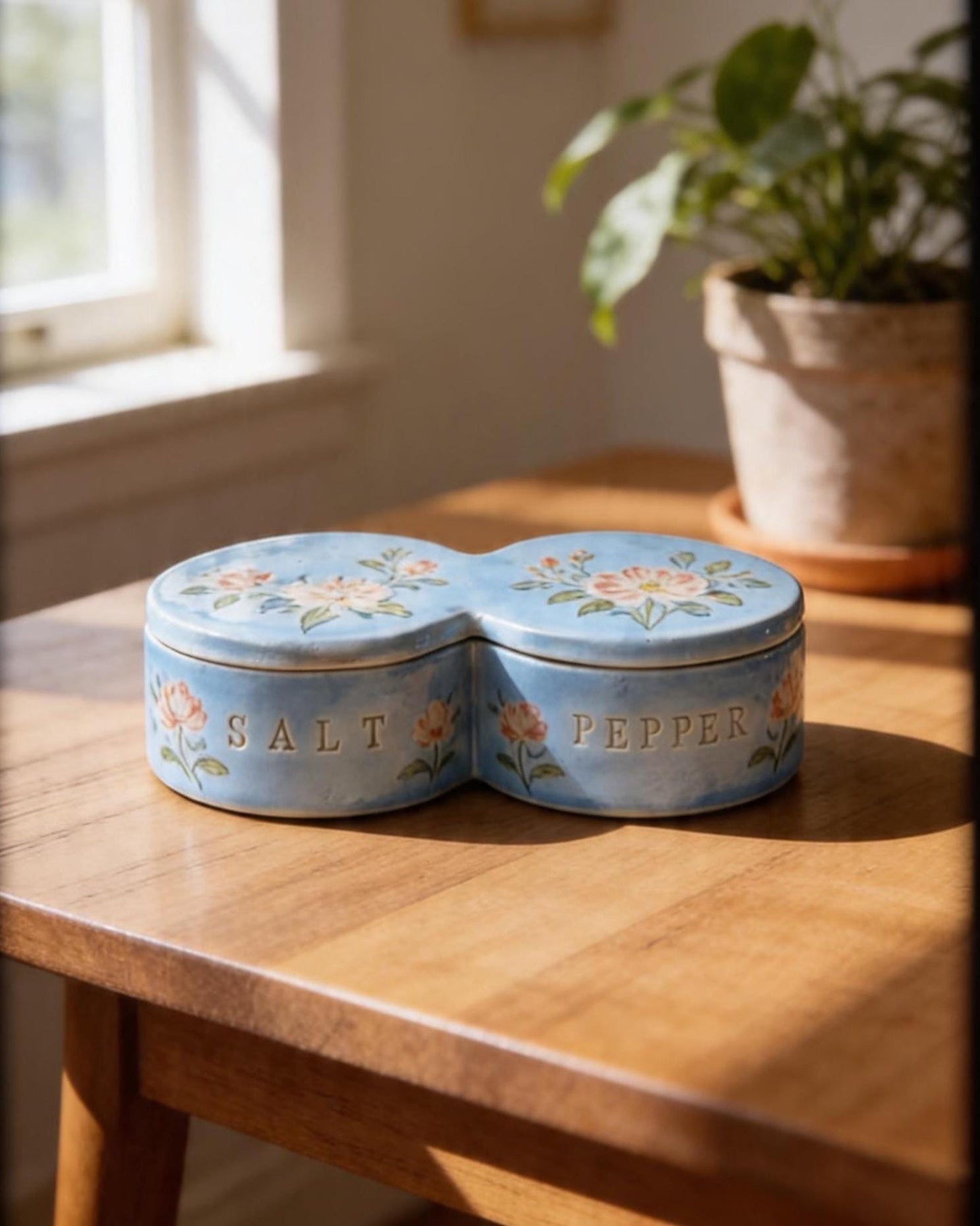 Salt Cellar Set Pottery Template, Ceramic Slab Building, Digital Download