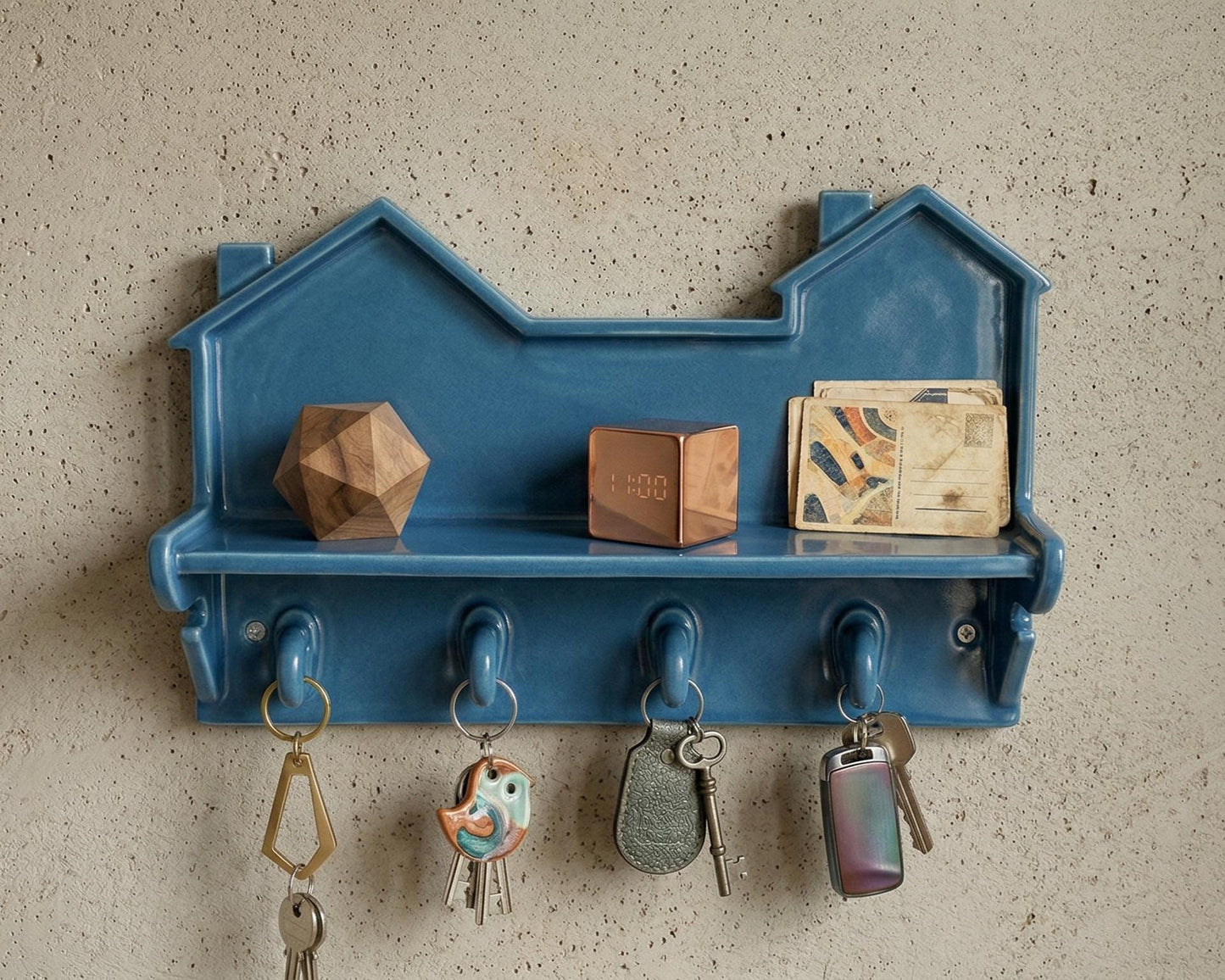 Key Holder Pottery Template, Ceramic Slab Building, Digital Download