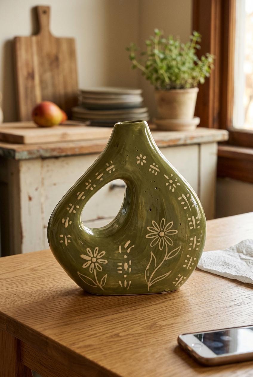 Vase Pottery Template, Ceramic Slab Building, Digital Download