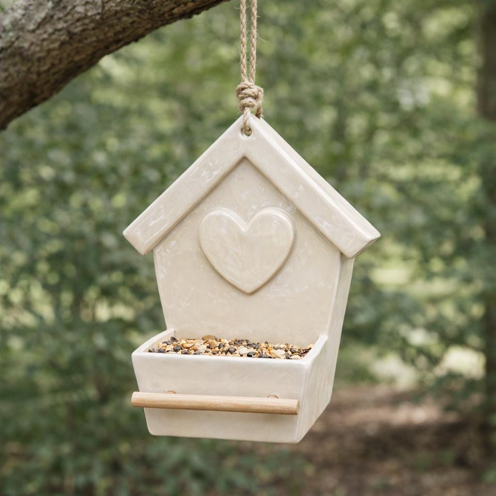Bird Feeder Pottery Template, Ceramic Slab Building, Digital Download