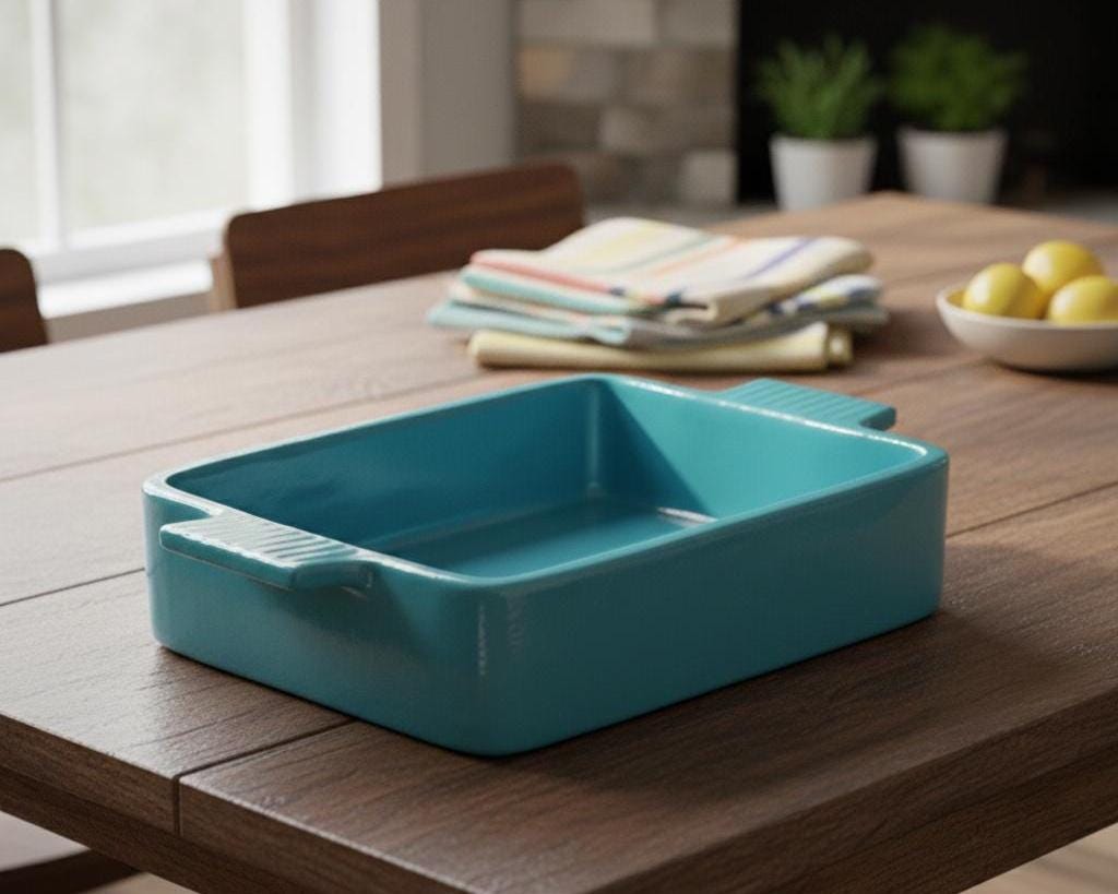 Baking Dish Pottery Template, Ceramic Slab Building, Digital Download