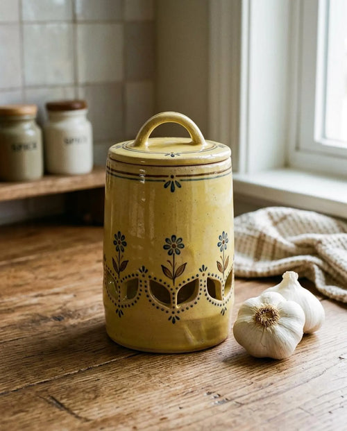Garlic Keeper Pottery Template, Ceramic Slab Building, Digital Download