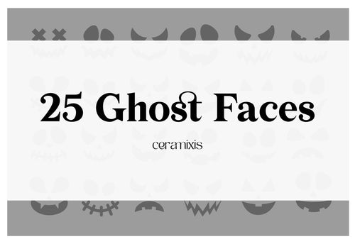 Ghost Candle Holder Pottery Template, Halloween Decor – Design 1, Ceramic Slab Building, Digital Download