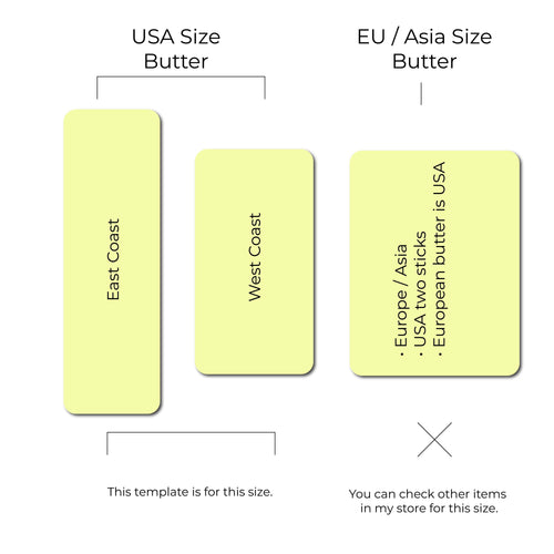 Butter Stick Dish Pottery Template, Ceramic Slab Building, Digital Download