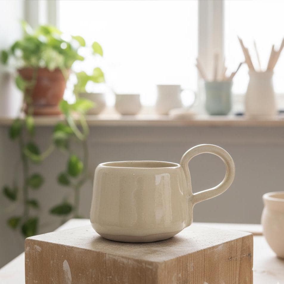 Mug Pottery Template – Design 1, Ceramic Slab Building, Digital Download