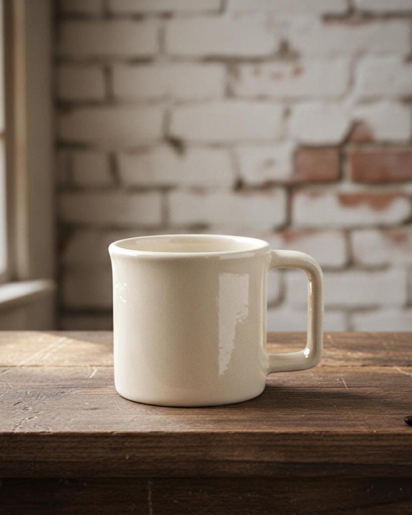 Mug Pottery Template – Design 2, Ceramic Slab Building, Digital Download
