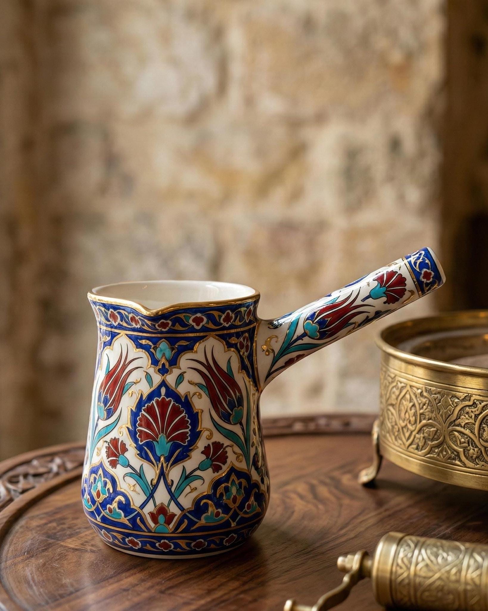 Ibrik Pottery Template, Turkish Coffee Pot, Ceramic Slab Building, Video Tutorial, Digital Download