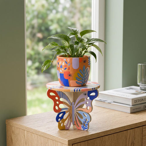 Plant Pot Stand Pottery Template – Design 2, Ceramic Slab Building, Digital Download