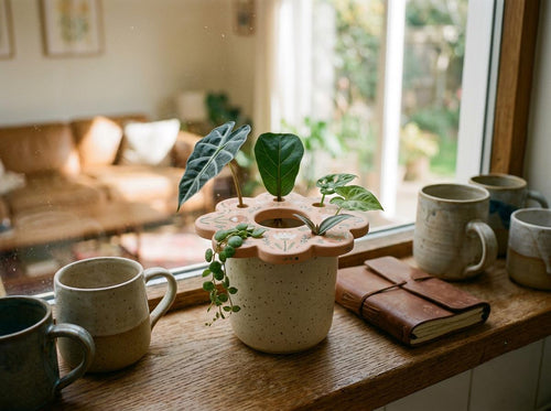 Plant Propagation Lid Bundle Pottery Template, Ceramic Flower Frog Jar Topper, Slab Building PDF