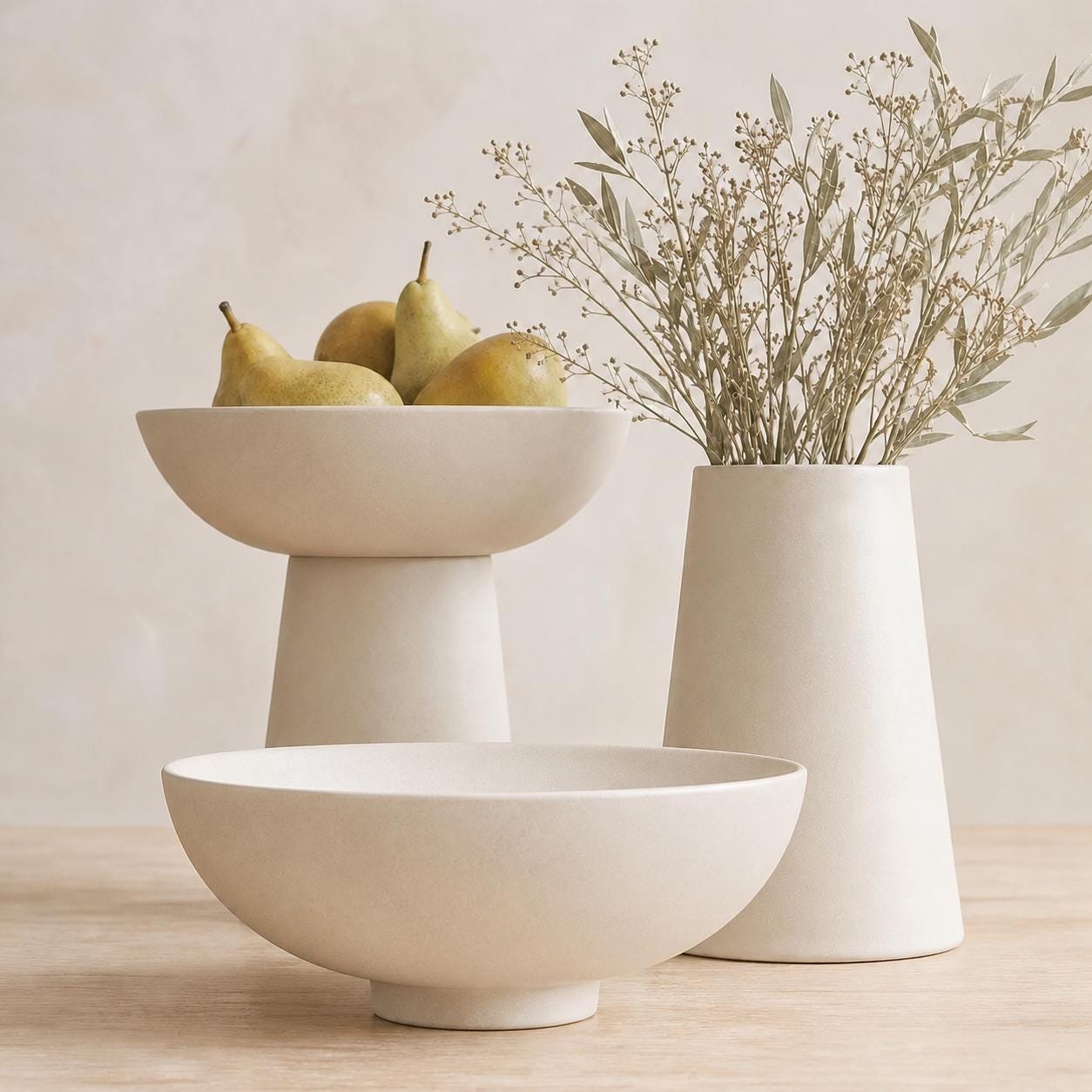 Pedestal Bowl Pottery Template, Ceramic Slab Building, Digital Download, PDF