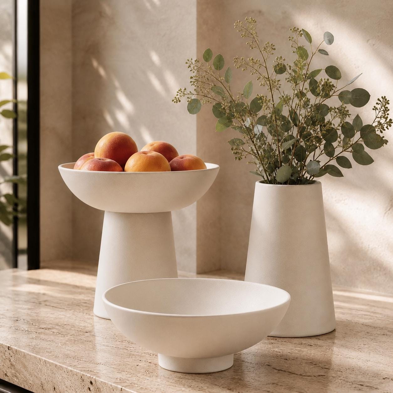 Pedestal Bowl Pottery Template, Ceramic Slab Building, Digital Download, PDF