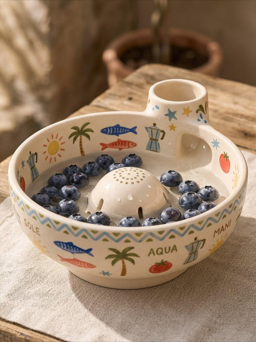 Berry Bowl Vortex Pottery Template, Swirl Fruit Washer, Ceramic Slab Building, Video Tutorial