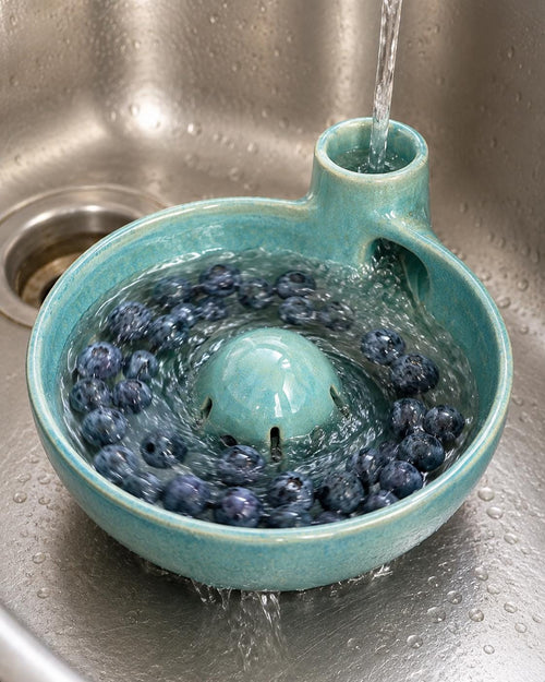 Berry Bowl Vortex Pottery Template, Swirl Fruit Washer, Ceramic Slab Building, Video Tutorial