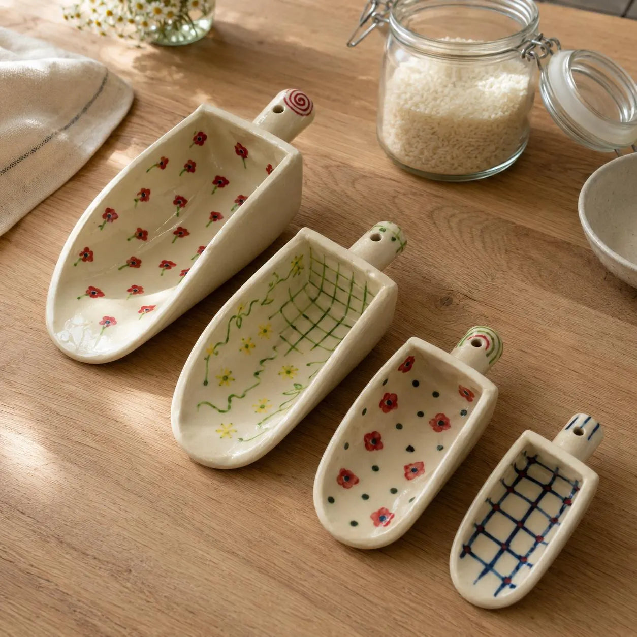 Scoop Set Pottery Template, Ceramic Slab Building, Digital Download