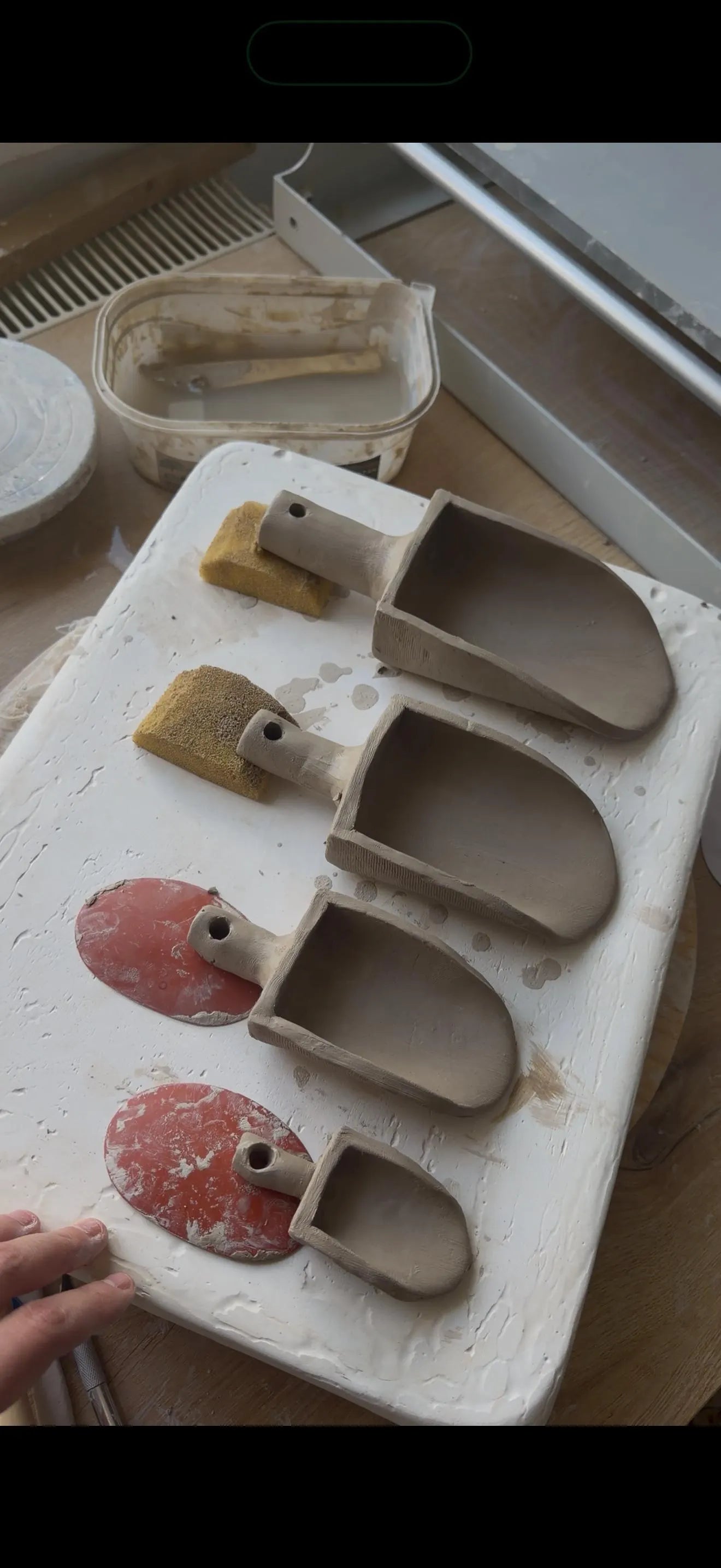 Scoop Set Pottery Template, Ceramic Slab Building, Digital Download
