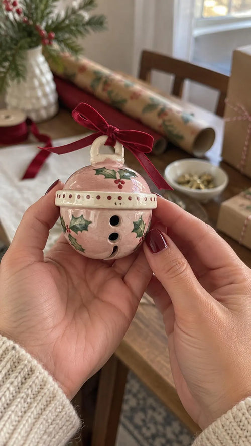 Jingle Bell Pottery Template PDF, Christmas Ornament, Ceramic Slab Building, Digital Download