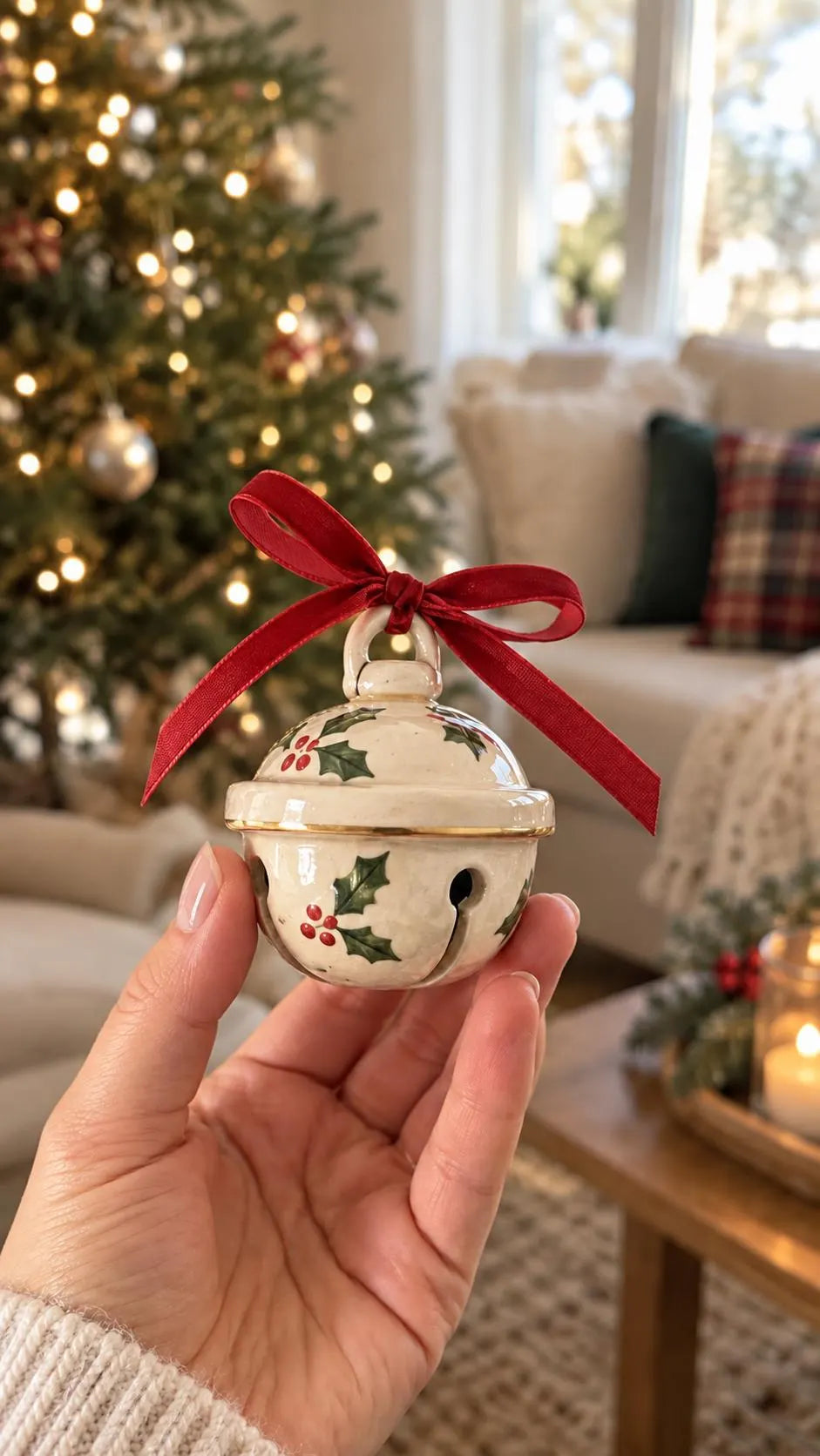 Jingle Bell Pottery Template PDF, Christmas Ornament, Ceramic Slab Building, Digital Download
